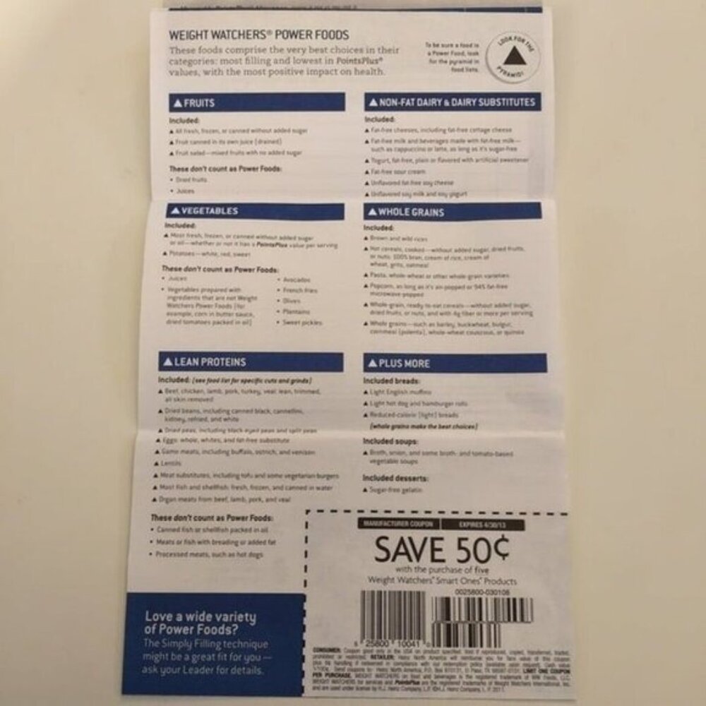 10 WEIGHT WATCHERS POINTS PLUS TRACKERS/PLANNERS-NEW - Picture 6 of 9